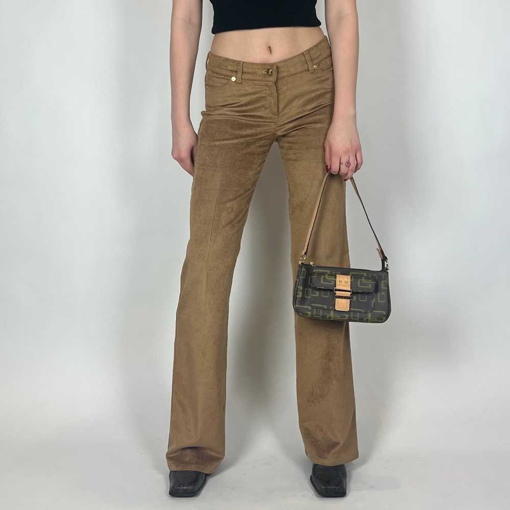 2000s Camel Corduroy Mid-Rise Pants (S) - image 6