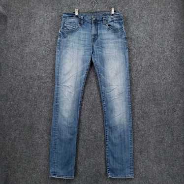 Vintage Mavi Jeans Mens 34x33 Blue Jake Slim Skin… - image 1