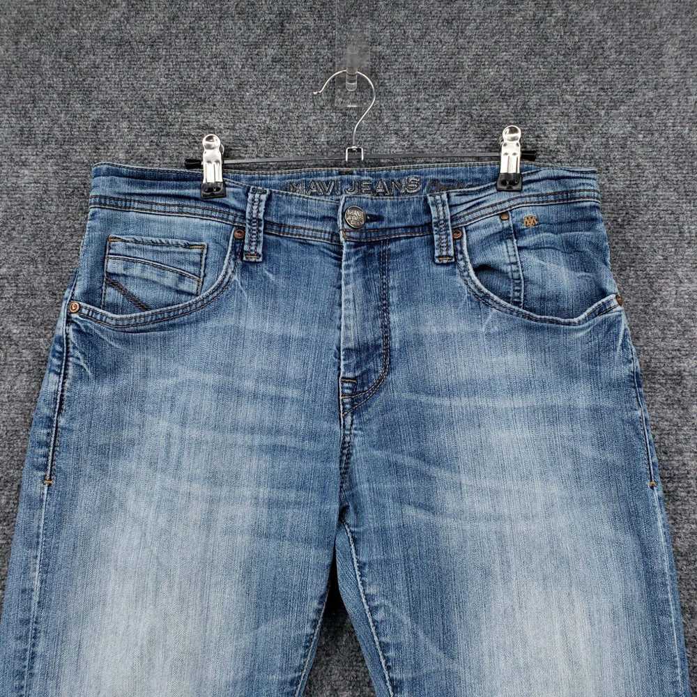 Vintage Mavi Jeans Mens 34x33 Blue Jake Slim Skin… - image 3