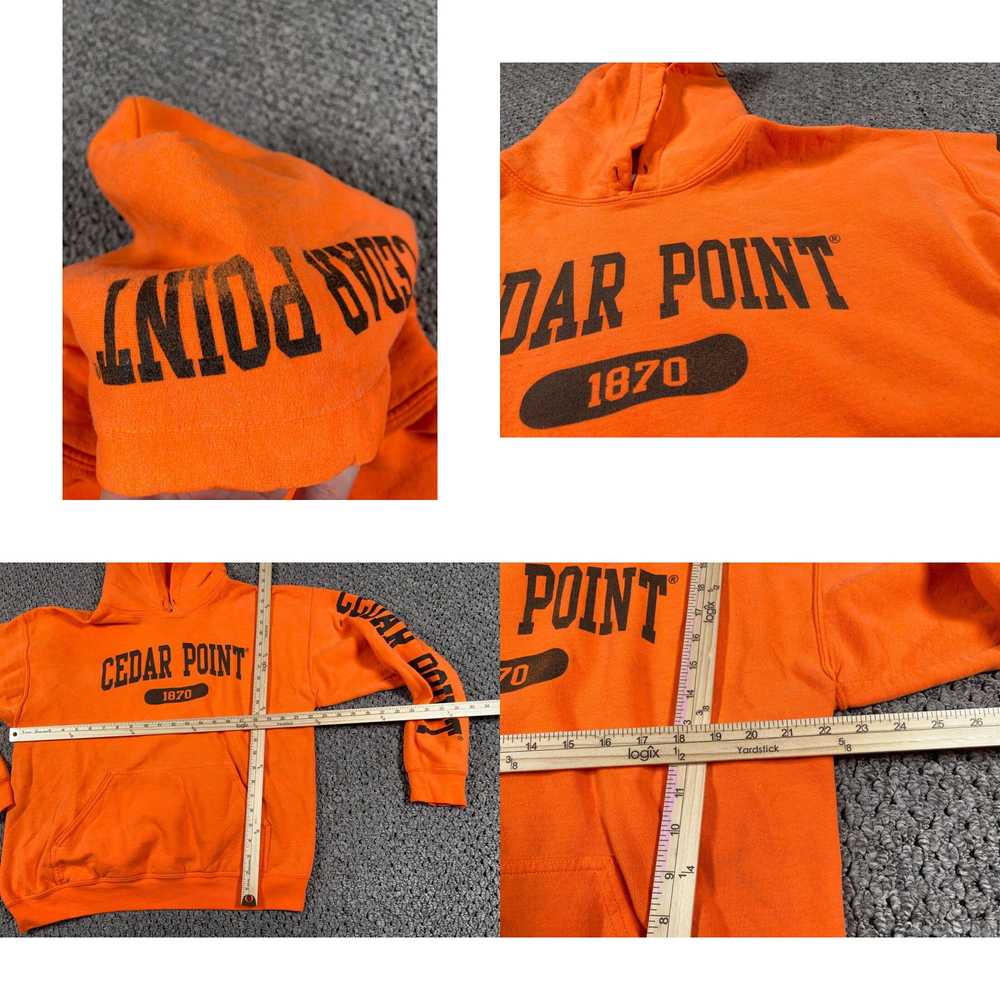 Gildan VTG Color Faded Cedar Point Hoodie Adult L… - image 4