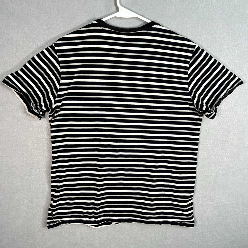 Huf HUF Striped Embroidered T Shirt Adult Medium … - image 7