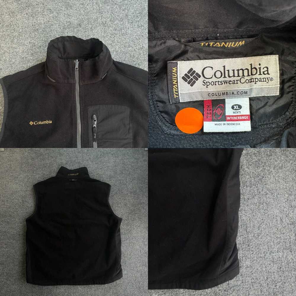 Vintage Columbia Vest Mens XL Full Zip Sleeveless… - image 4