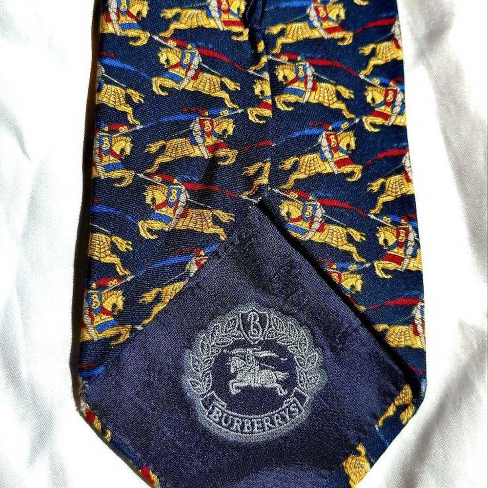 Rare Vintage Burberrys Silk Tie - image 3