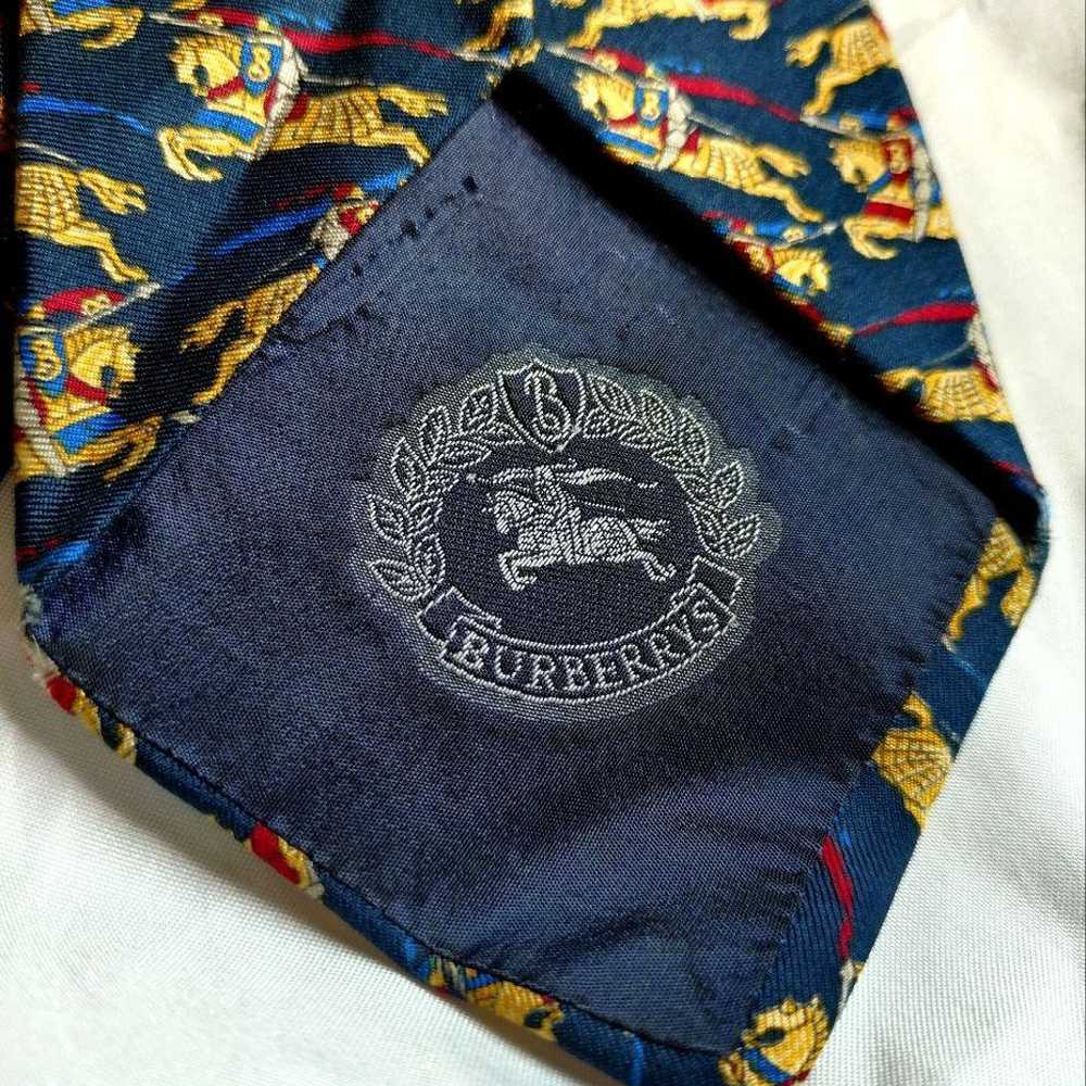 Rare Vintage Burberrys Silk Tie - image 4