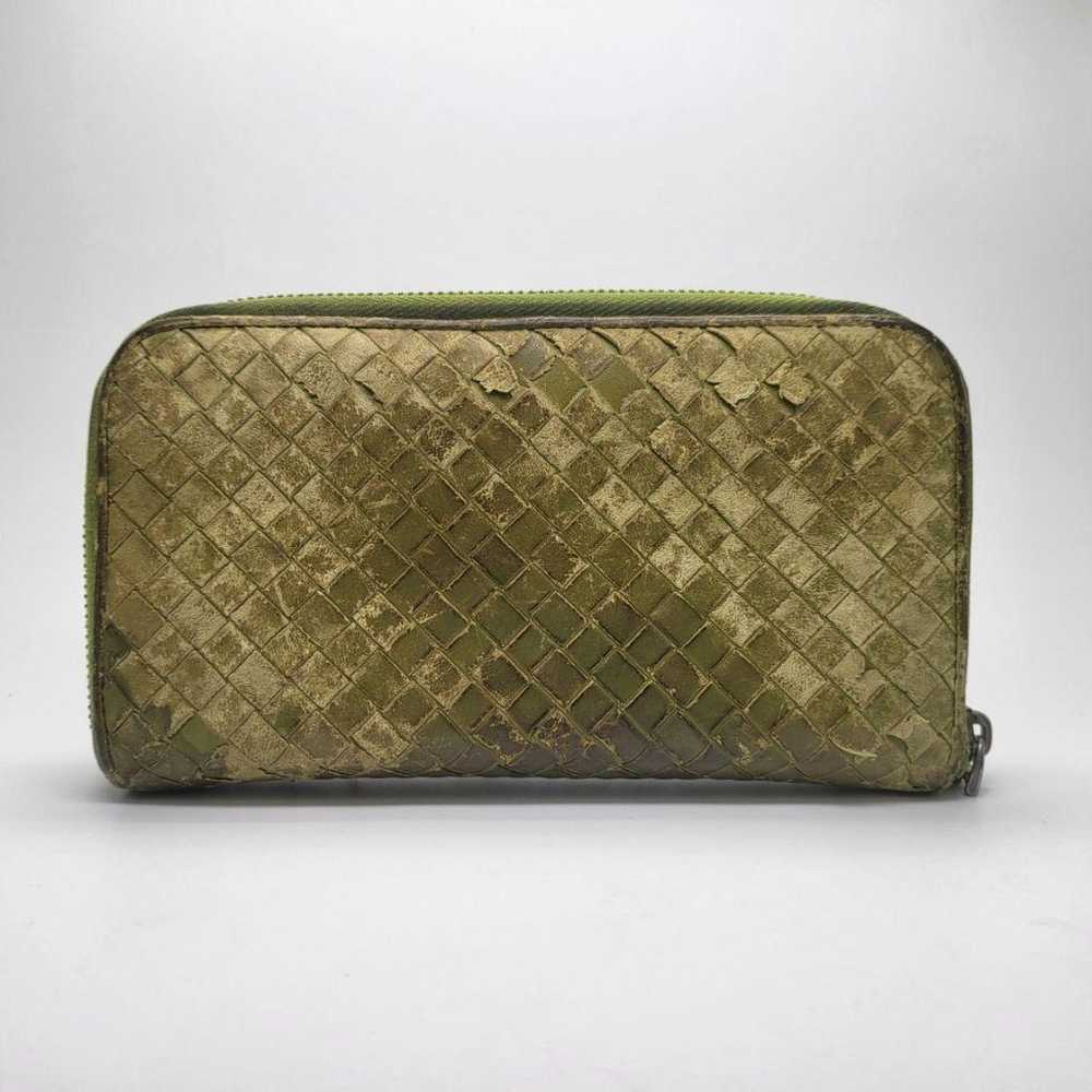 Bottega Veneta long wallet with round zipper. Int… - image 2