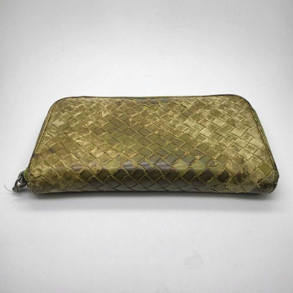 Bottega Veneta long wallet with round zipper. Int… - image 3