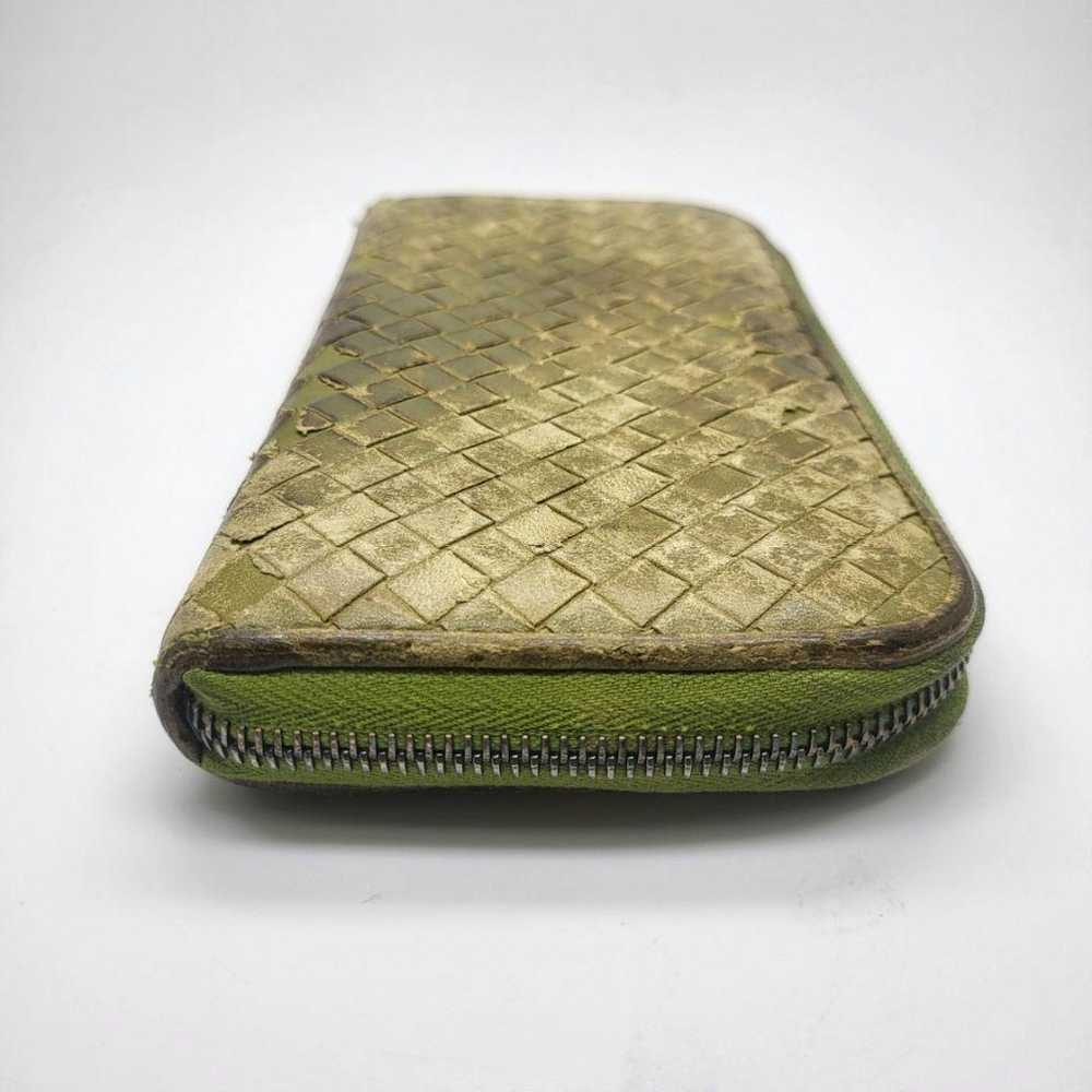 Bottega Veneta long wallet with round zipper. Int… - image 6