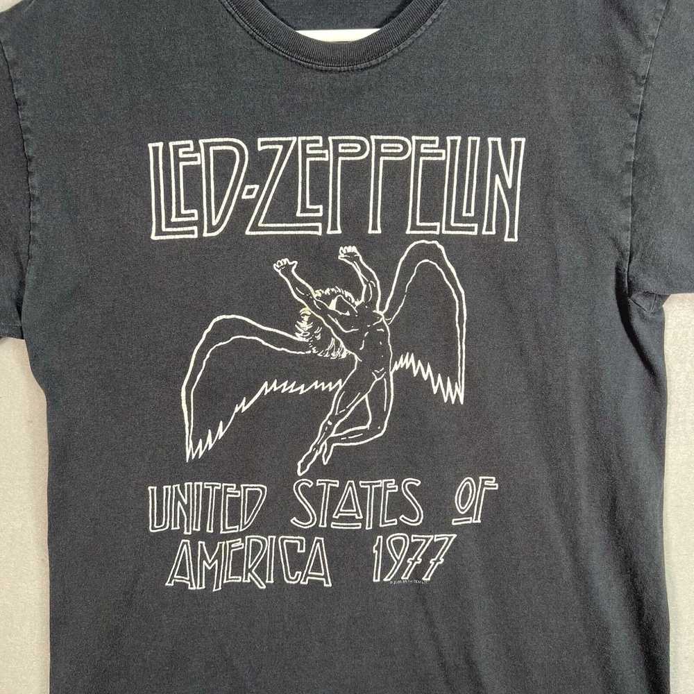 Hanes Vintage 2003 Led Zeppelin US Tour 1977 Band… - image 5