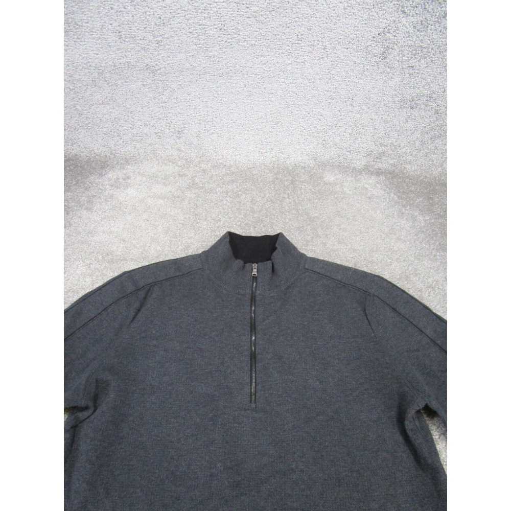 Hugo Boss Hugo Boss Sweater Mens Large Gray Half … - image 2