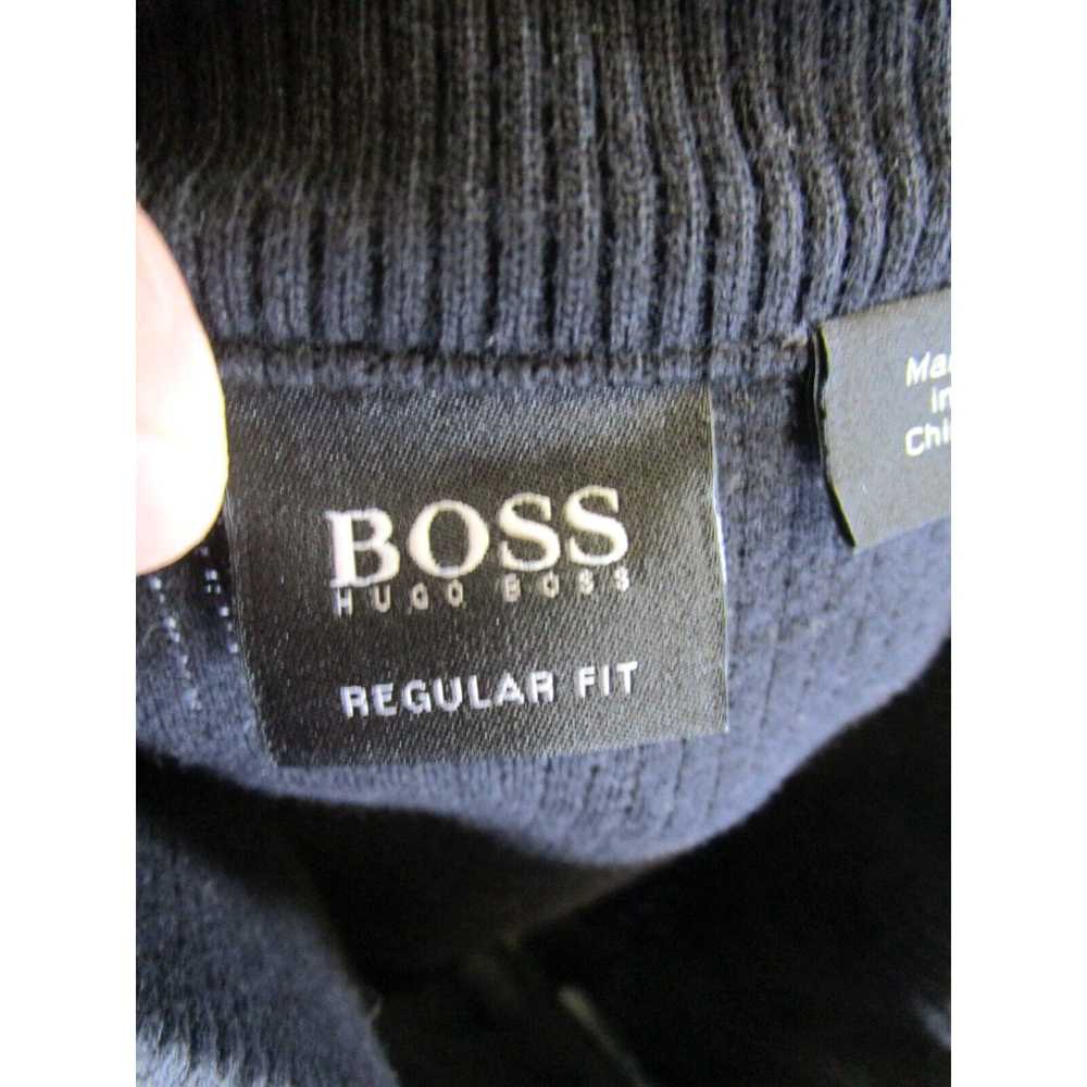 Hugo Boss Hugo Boss Sweater Mens Large Gray Half … - image 6