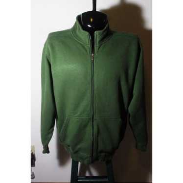 Vintage Men's L.L. BEAN Green Full Zip Sweatshirt… - image 1