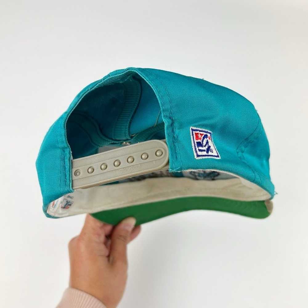 Vintage Charlotte Hornets Snapback 90's NBA - image 8