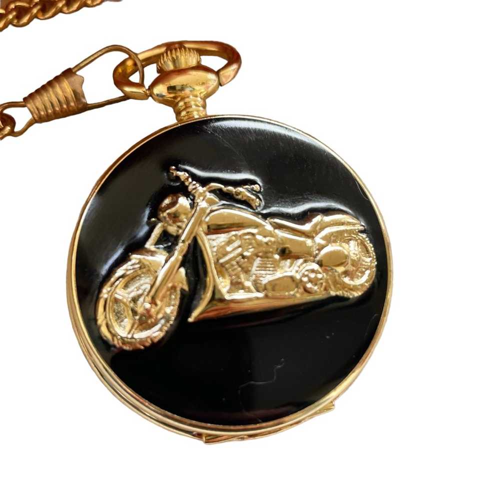 Vintage Embassy by Gruen motorcycle pocket watch - image 2