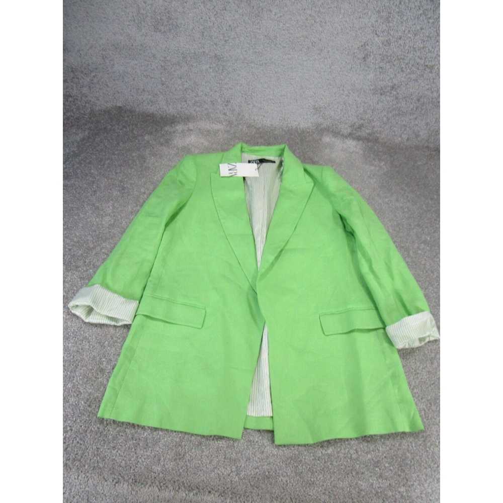 Zara Zara Jacket Womens Large Bubble Gum Blazer G… - image 1