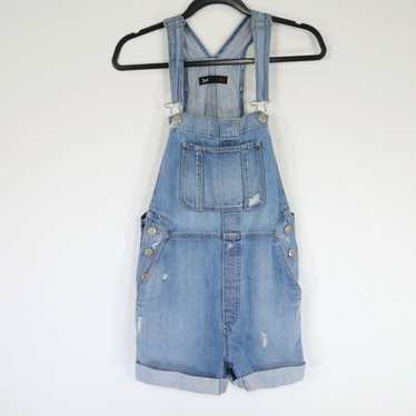 3x1 3x1 NYC Shortalls Shorts Overall Denim Womens… - image 1