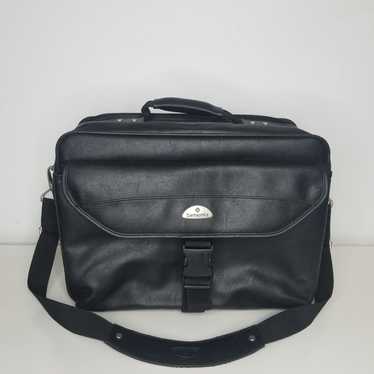 Samsonite Leather Bag Briefcase Laptop C - image 1