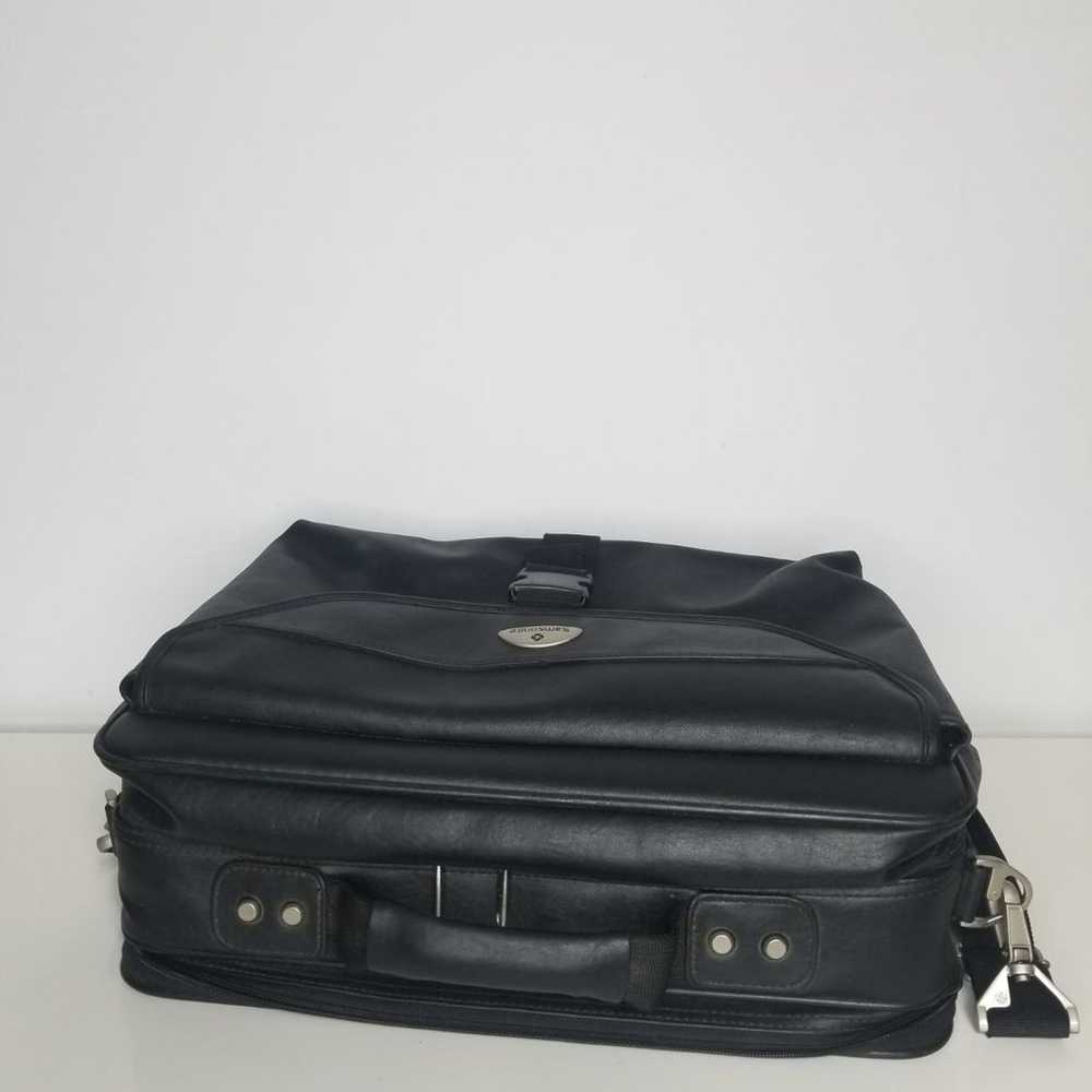 Samsonite Leather Bag Briefcase Laptop C - image 2