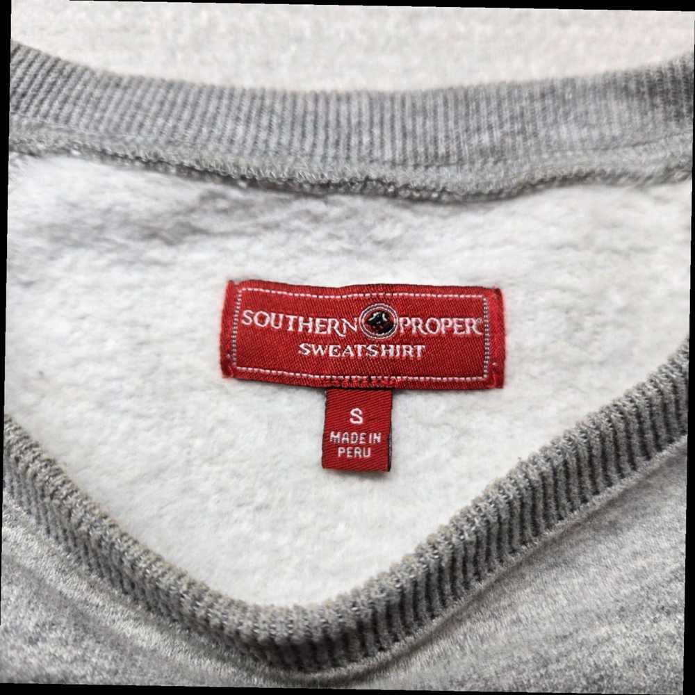 Southern Proper Southern Proper Gray Pullover Swe… - image 5