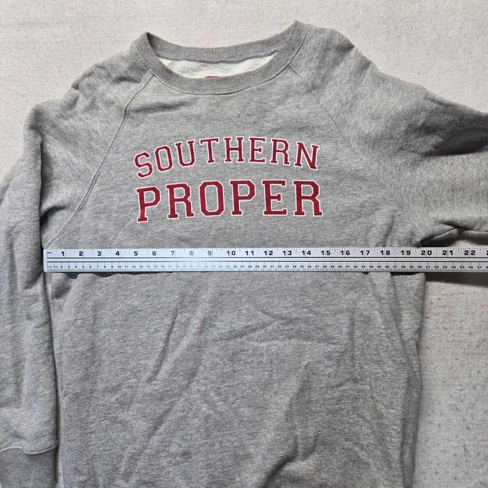 Southern Proper Southern Proper Gray Pullover Swe… - image 6