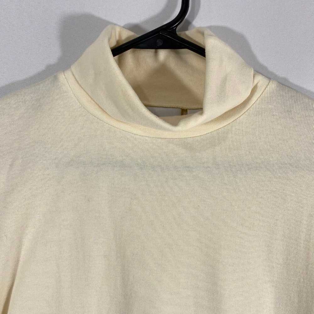 Vintage Kim Rogers Womens Ivory Long Sleeves Mock… - image 3