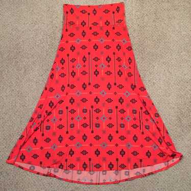 Vintage LuLaRoe Skirt Large Maxi Long Unlined Pul… - image 1