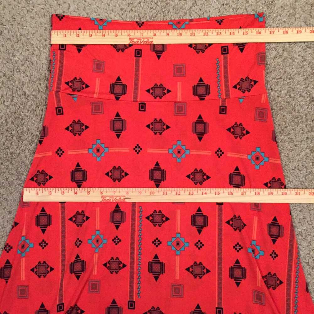 Vintage LuLaRoe Skirt Large Maxi Long Unlined Pul… - image 2