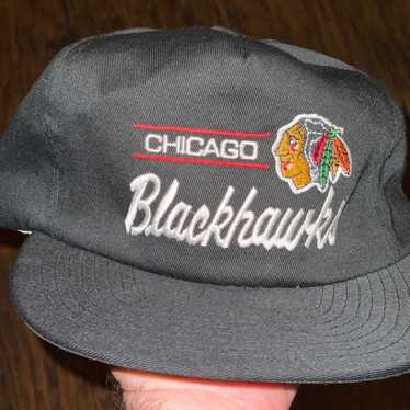 Vintage Chicago Blackhawks Hat American Needle - image 1