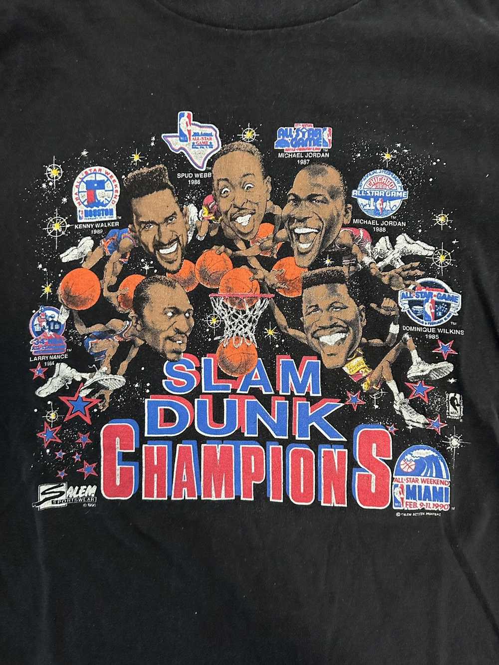 Salem Sportswear Vintage 1990 Slam Dunk Champions… - image 2