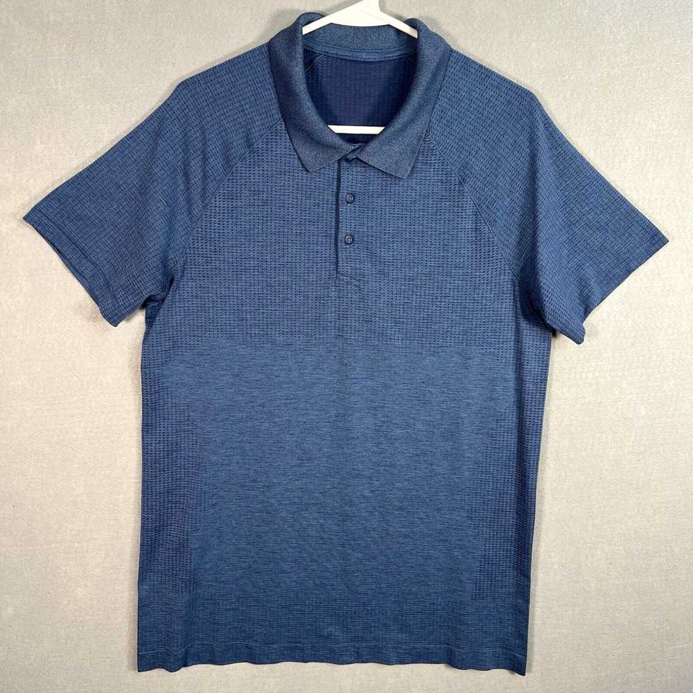 Lululemon Lululemon Polo Shirt Adult Large Blue P… - image 1