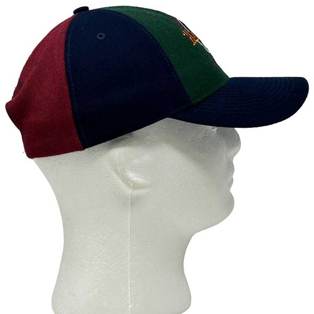 Hard Rock Cafe Singapore Hat Vintage 90s Blue Gre… - image 5