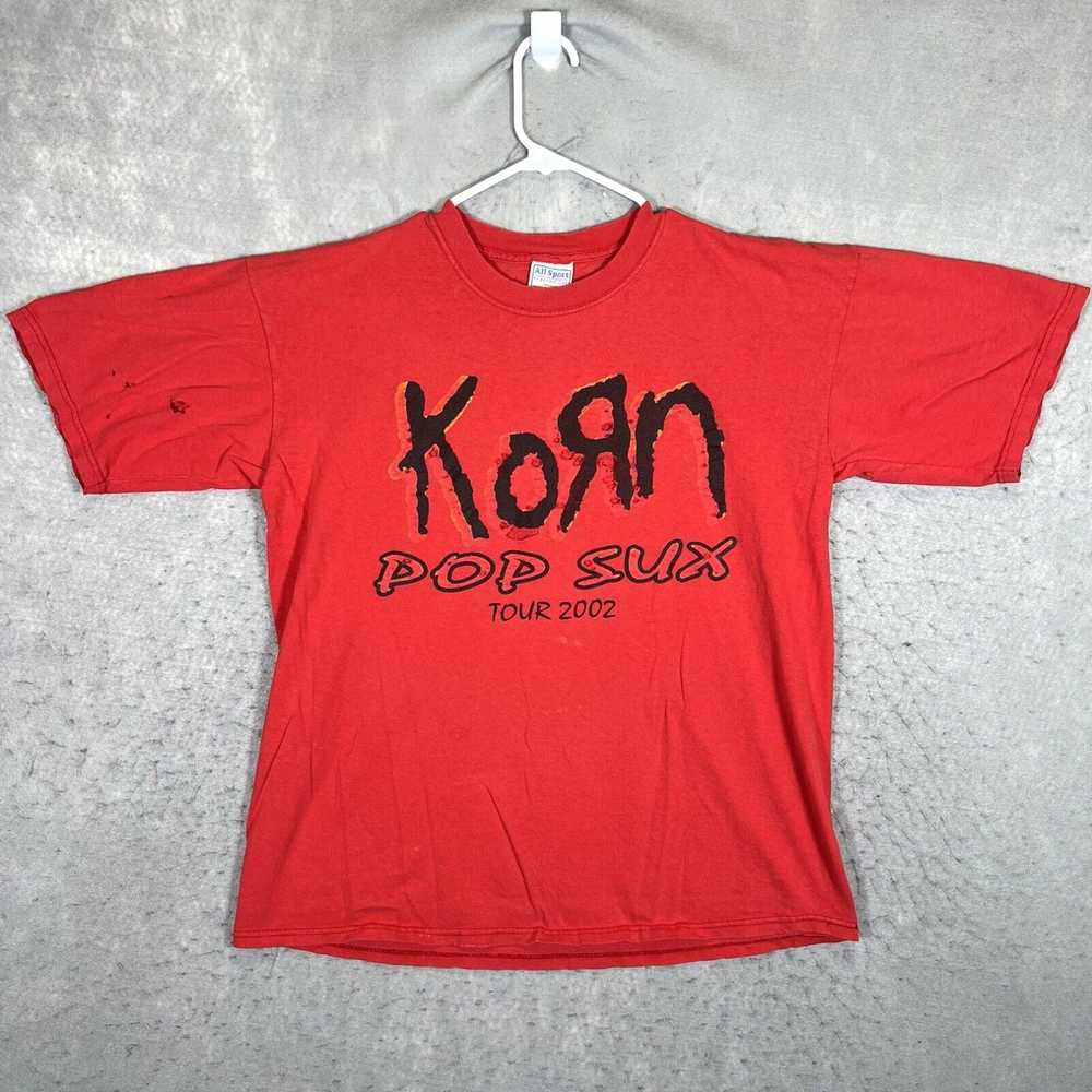 Thrasher A1 Vintage 2002 Korn x Disturbed Band Po… - image 1