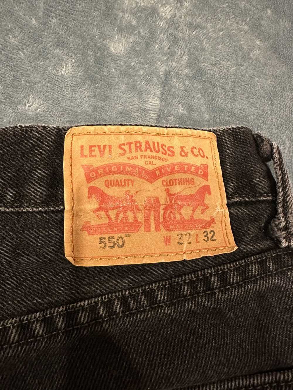 Levi's × Vintage Vintage Levi’s 550 Black Jeans - image 3