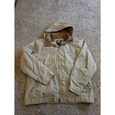 Vintage Cabelas Jacket Large Womens Beige Full Zi… - image 1