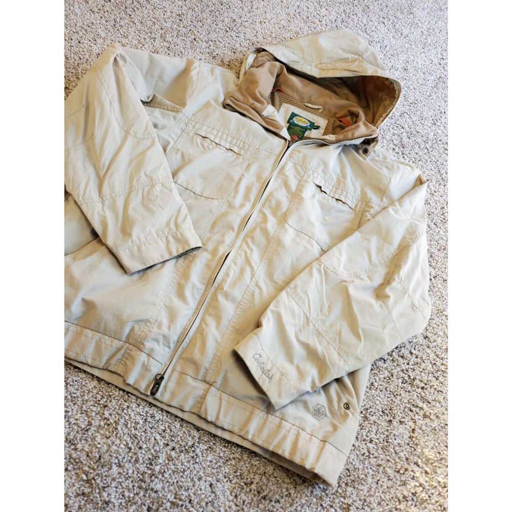 Vintage Cabelas Jacket Large Womens Beige Full Zi… - image 2