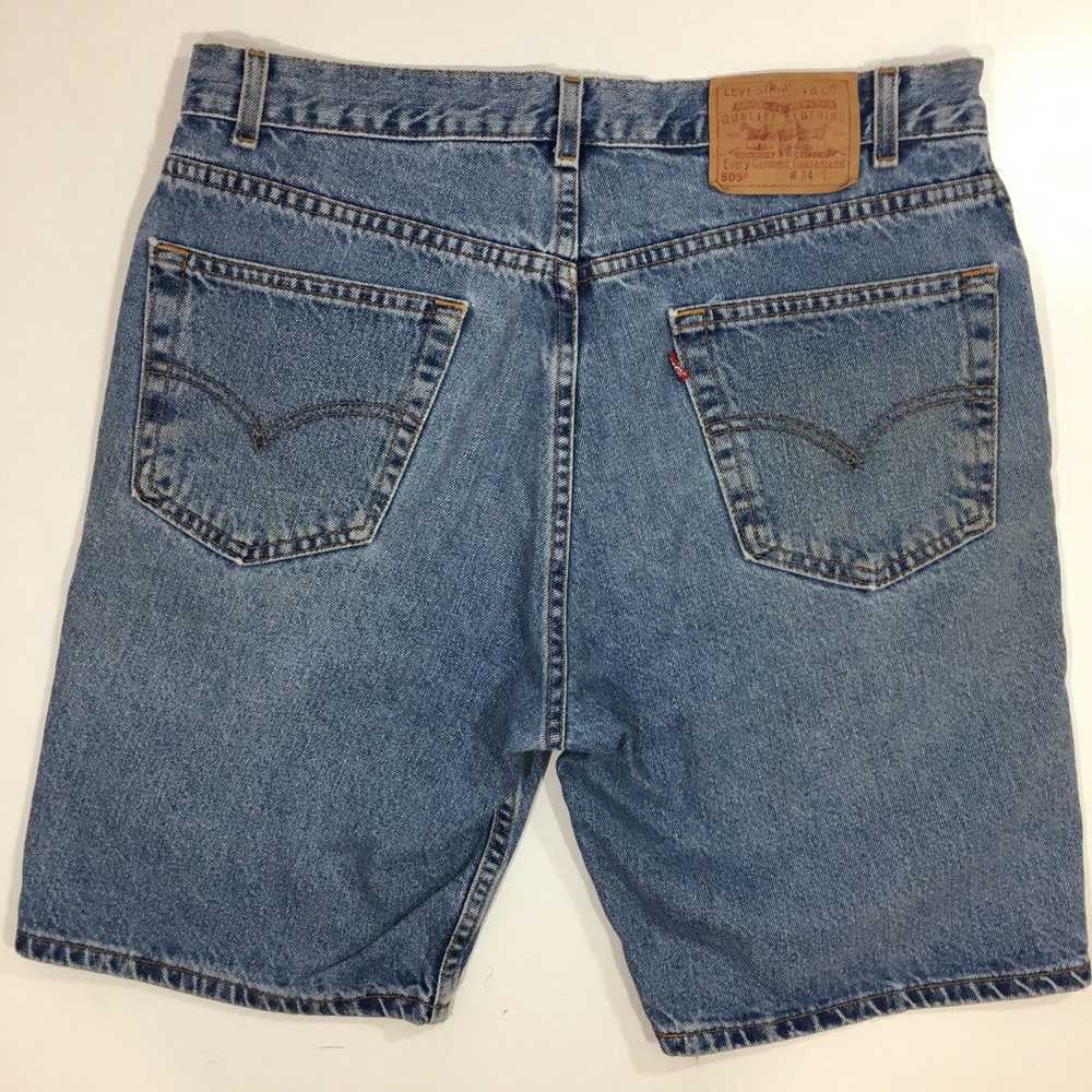 Levi's Vtg Levi's 505 Blue Jean Regular Fit Casua… - image 3