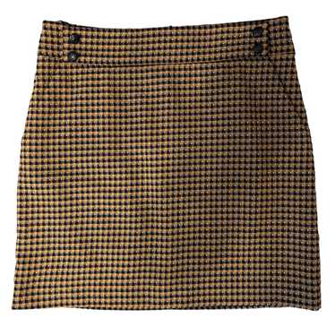 【Veronica Beard】 Stark houndstoothツイードミニスカート Veronica Beard - Adriel Black & Off-White Tweed Skirt