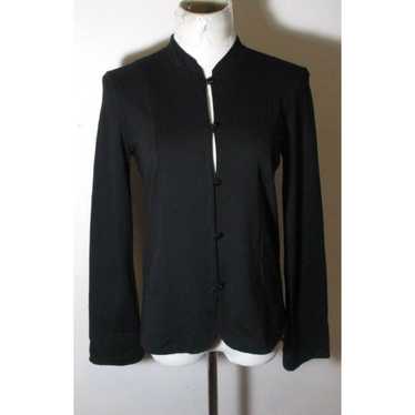 Vintage Women's J.JILL Black Tight Knit Cardigan S