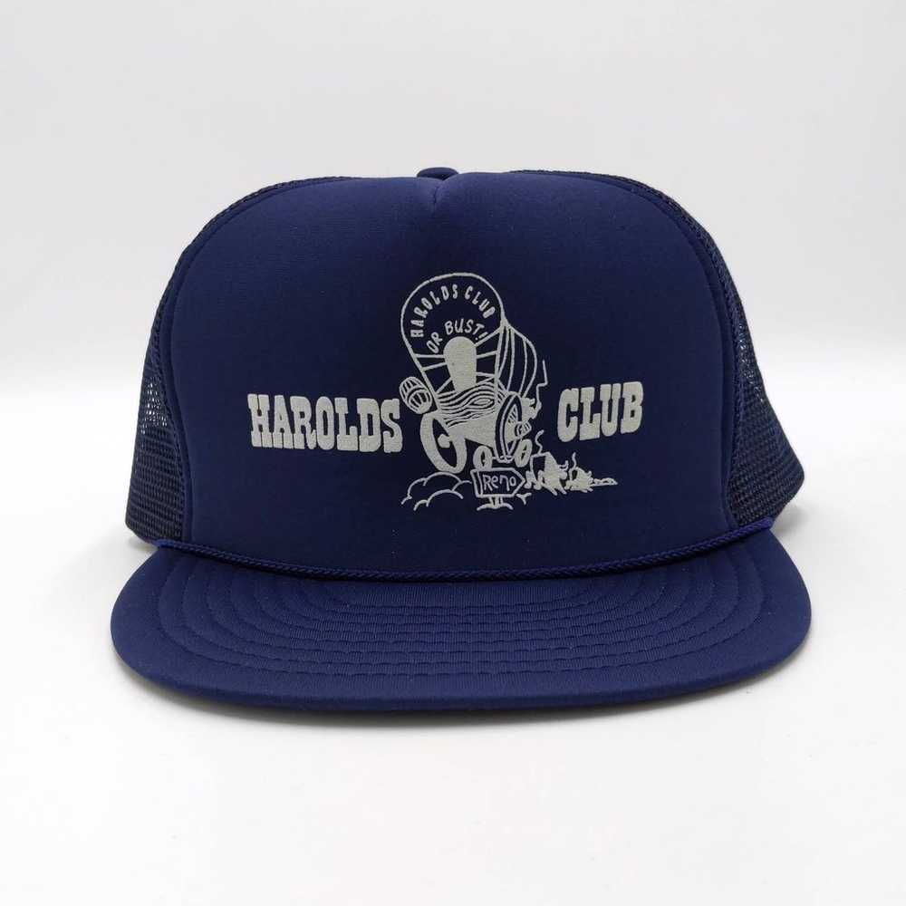 Harolds Club Casino Snapback Trucker Hat Mesh Cap… - image 2