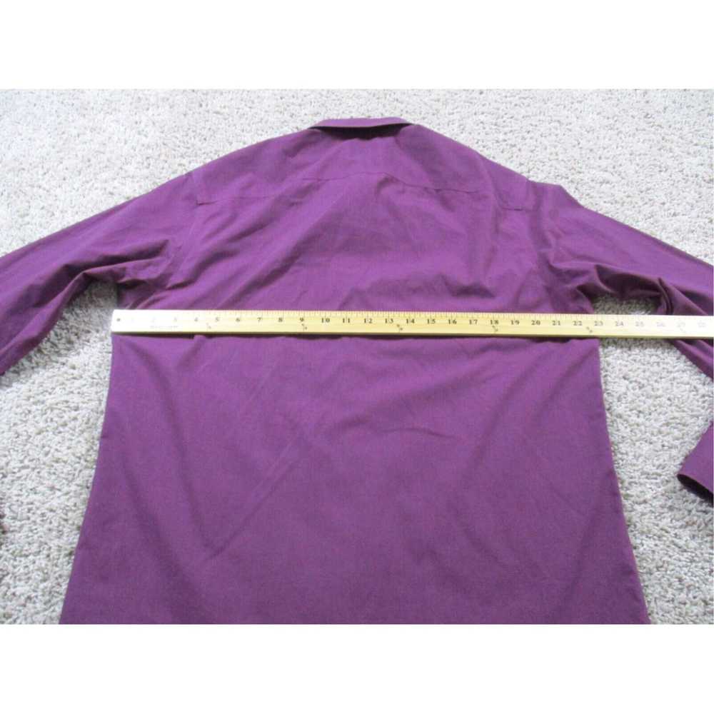 UNTUCKit UNTUCKit Shirt Large Purple Button Up Wr… - image 7