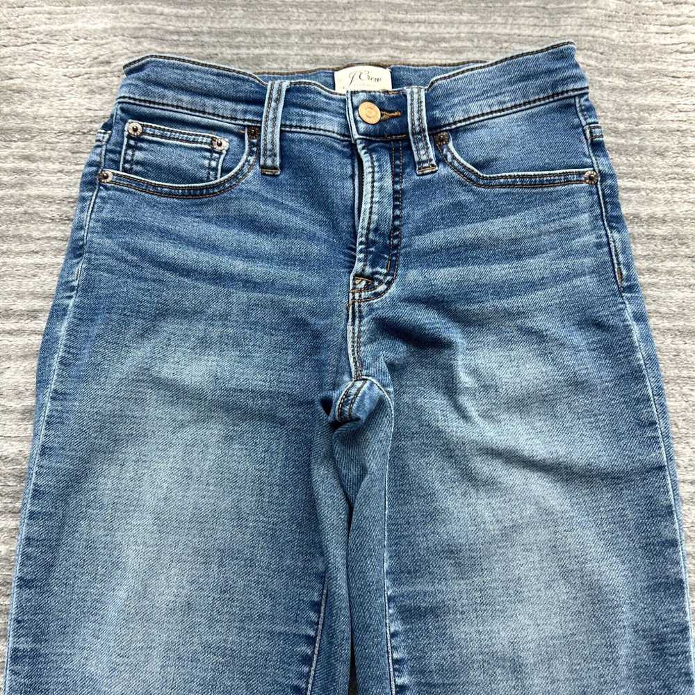 J.Crew J Crew Jeans Size 24 Womens High Rise Skin… - image 2