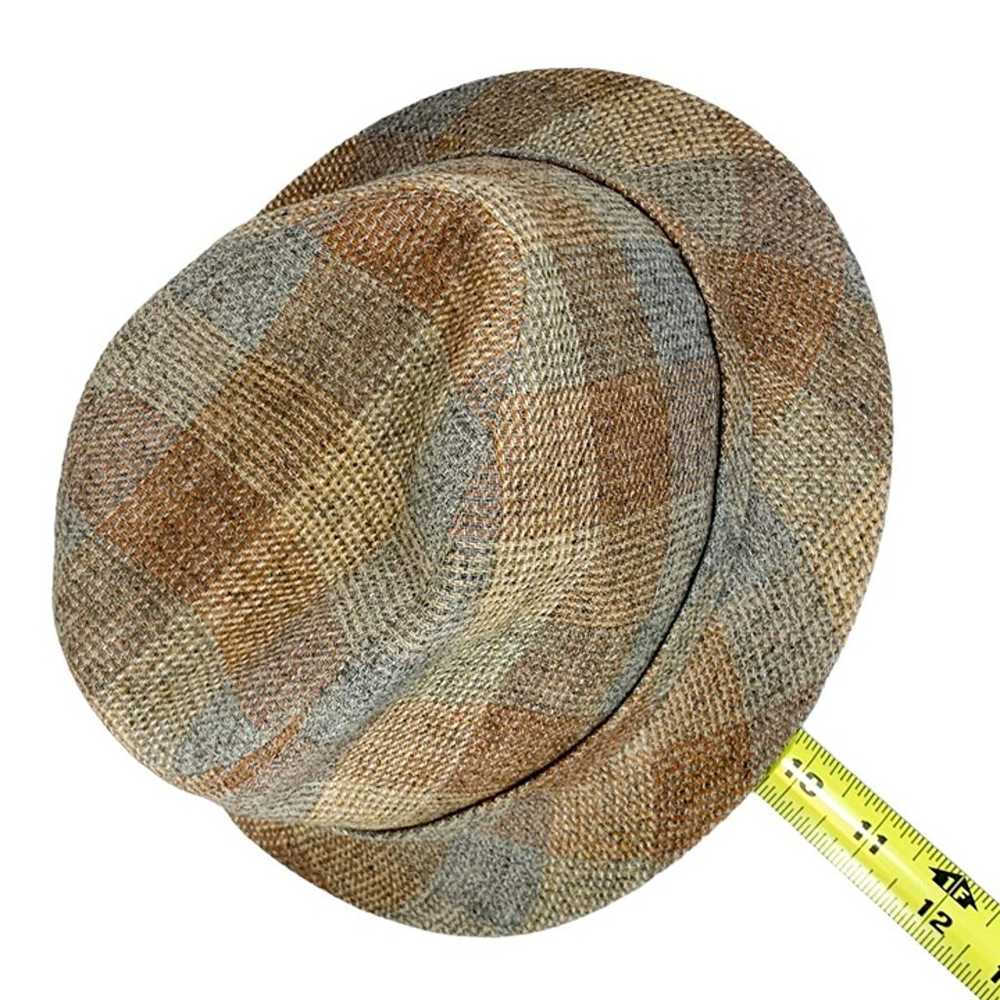 Vintage Biltmore Hat Trilby Fedora Brimmed Fabric… - image 10