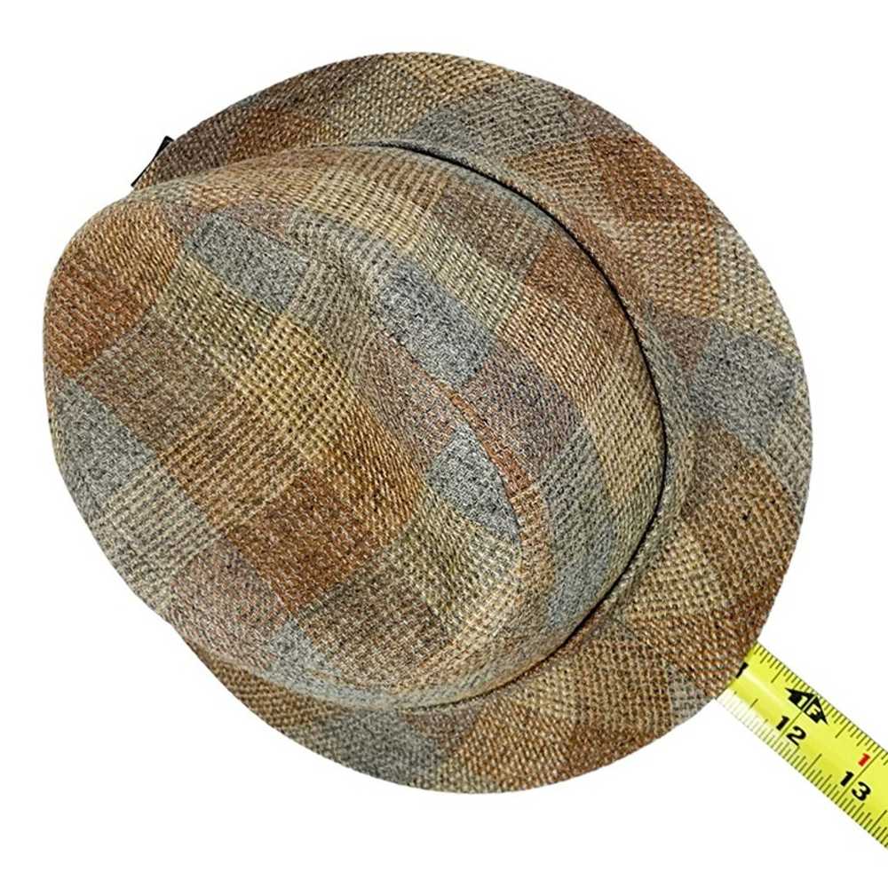 Vintage Biltmore Hat Trilby Fedora Brimmed Fabric… - image 8