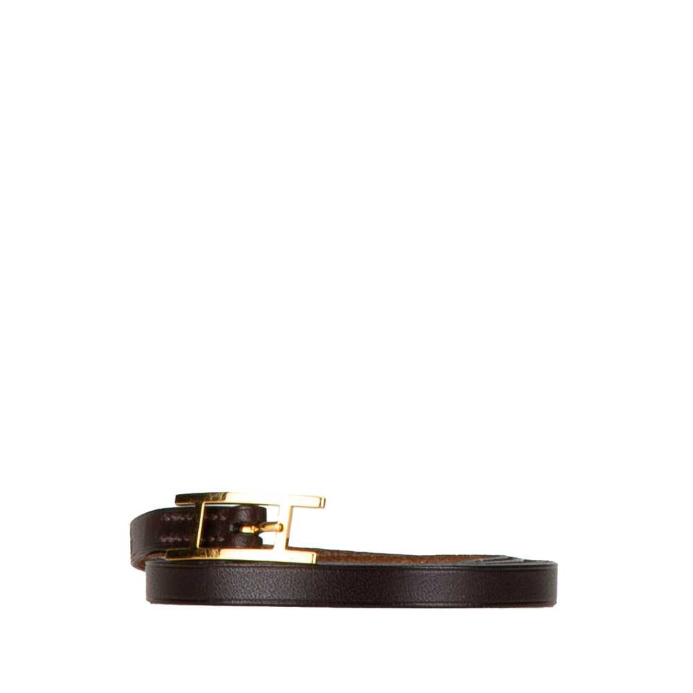 Brown Hermès Leather Quentin Belt - image 2