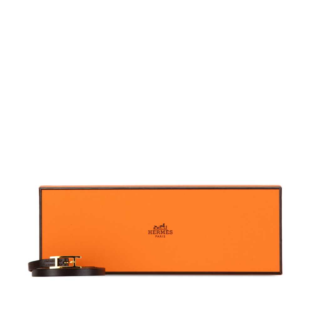 Brown Hermès Leather Quentin Belt - image 9