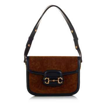 Brown Gucci Horsebit 1955 Shoulder Bag - image 1