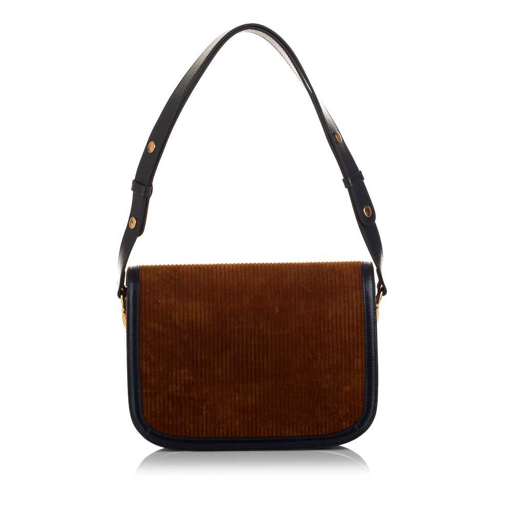 Brown Gucci Horsebit 1955 Shoulder Bag - image 3