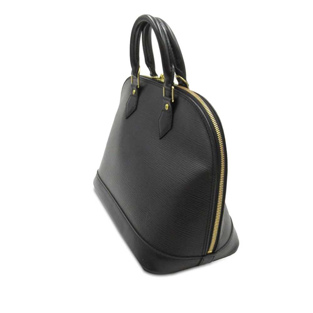 Black Louis Vuitton Epi Alma PM Handbag - image 2