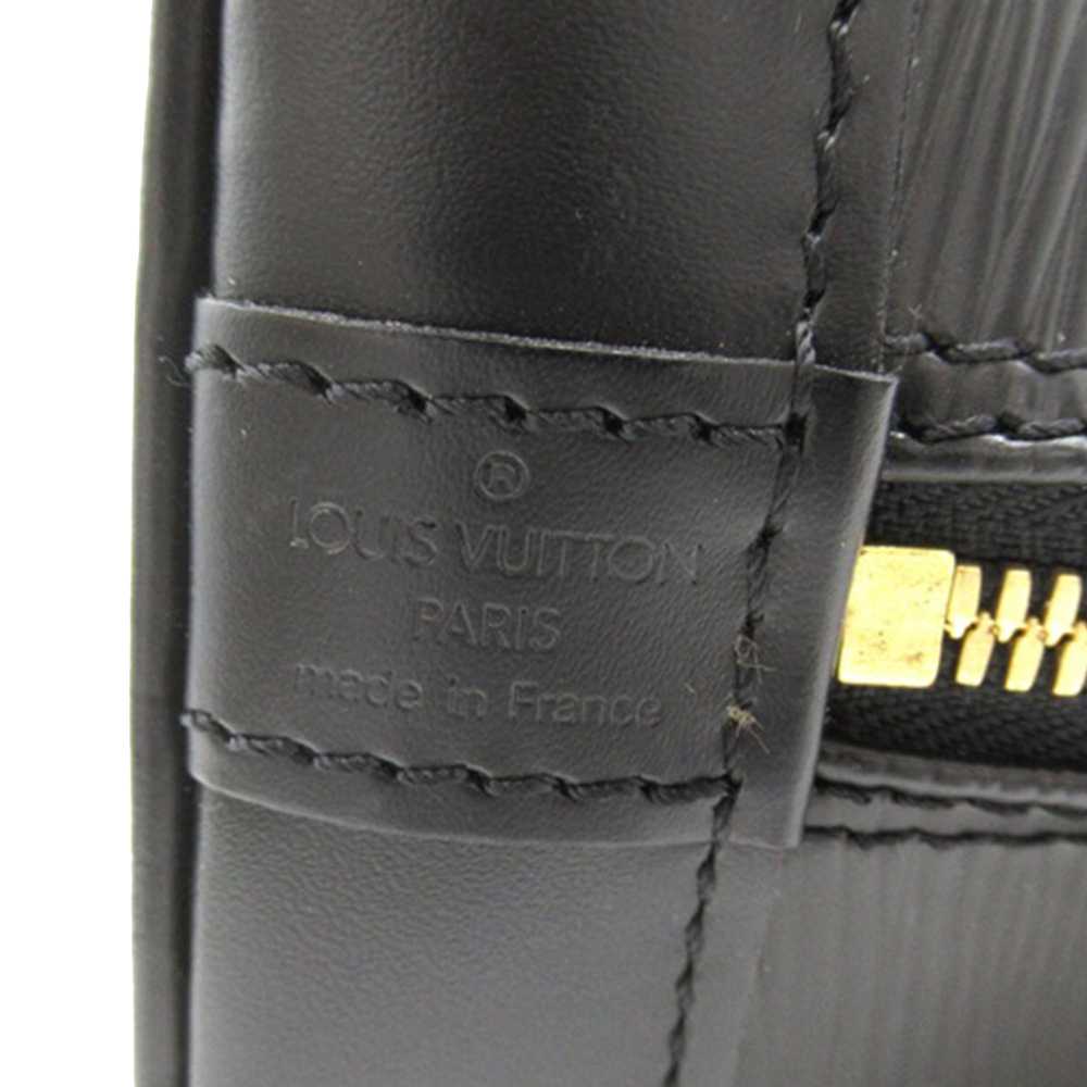 Black Louis Vuitton Epi Alma PM Handbag - image 7