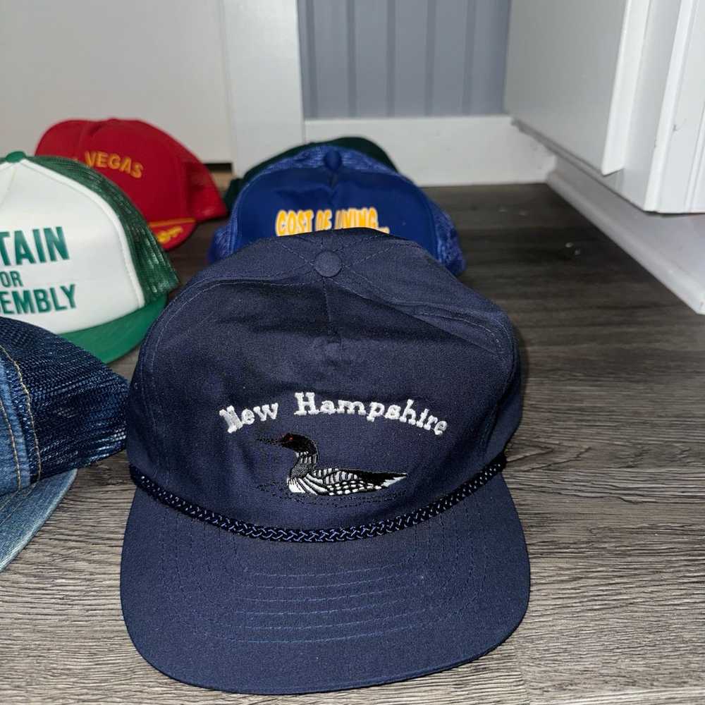 Vintage 80s Trucker Hat Lot - image 4