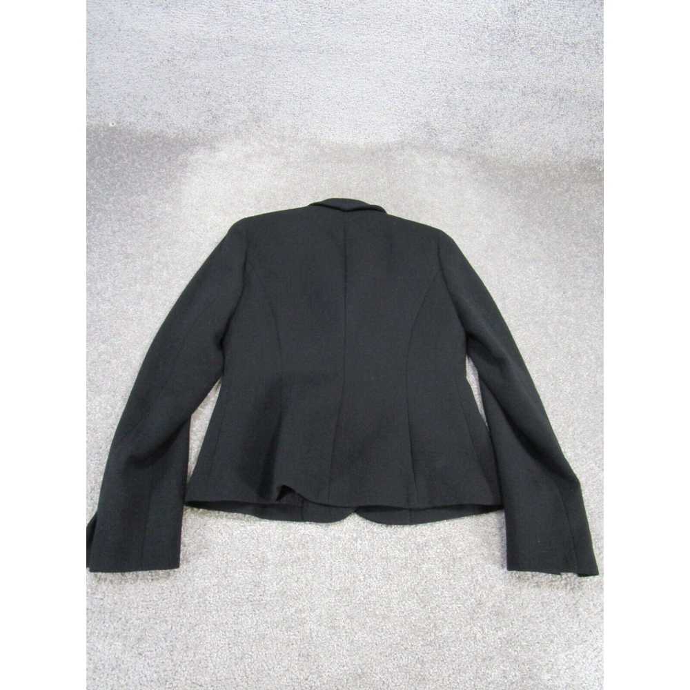 Vintage Nina Mclemore Blazer Womens 0 Black Virgi… - image 3